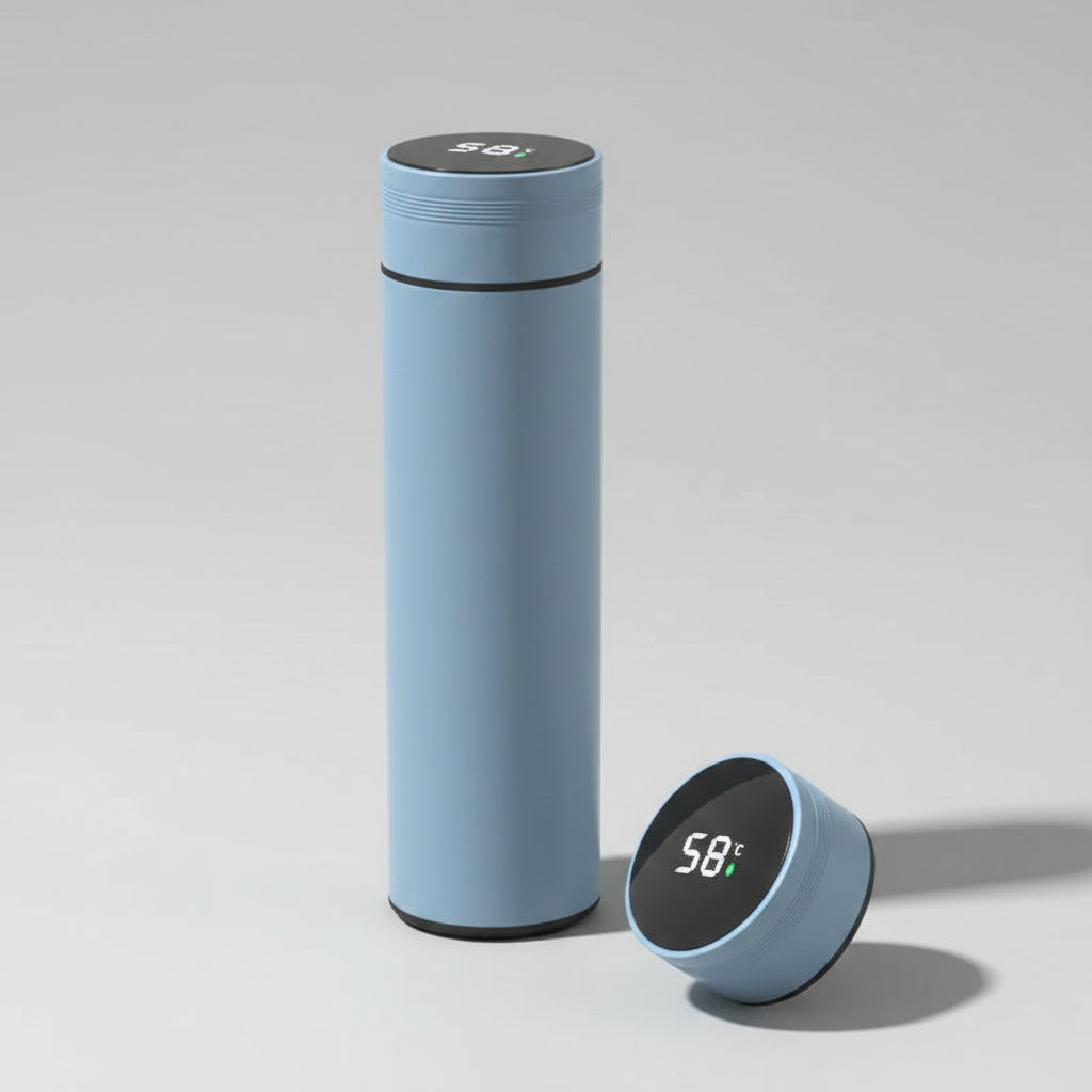 Termo 500 ml con Pantalla de Temperatura – Acero Inoxidable Médico 304