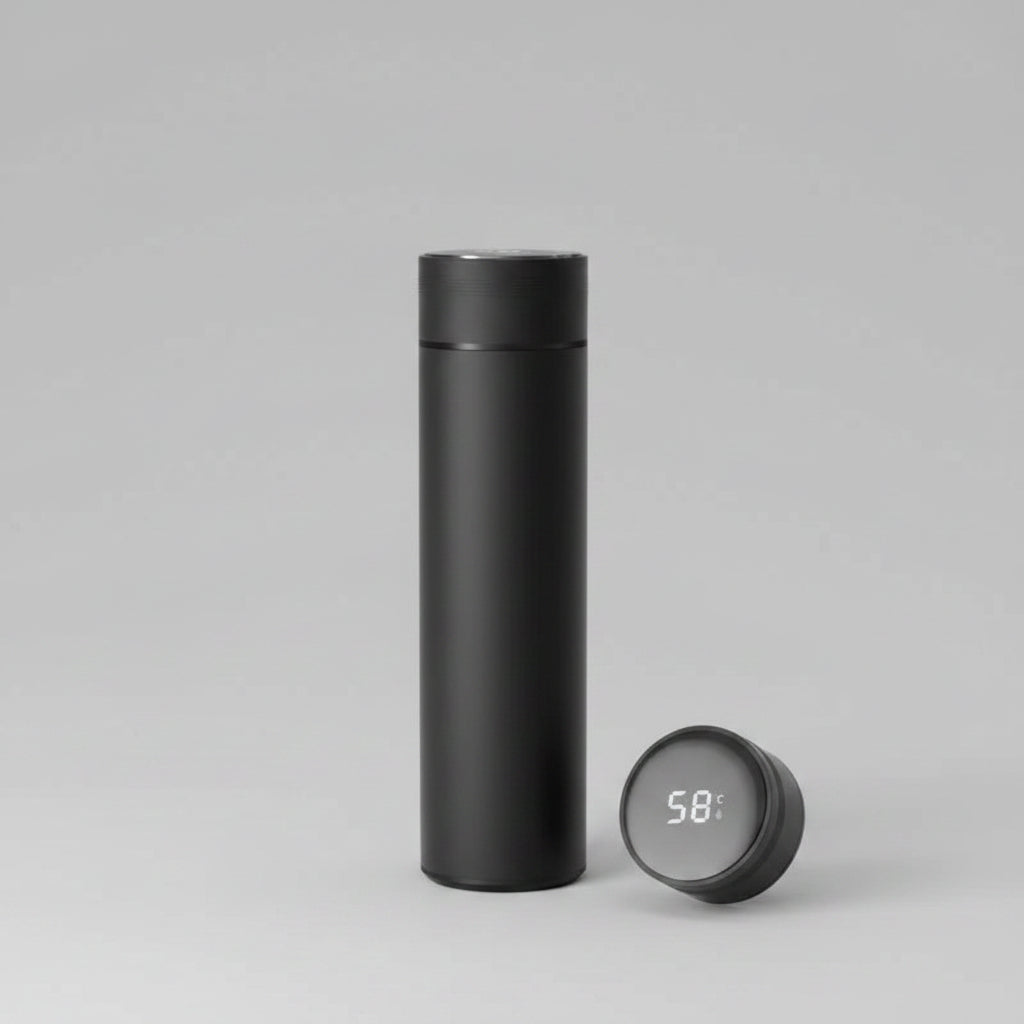 Termo 500 ml con Pantalla de Temperatura – Acero Inoxidable Médico 304