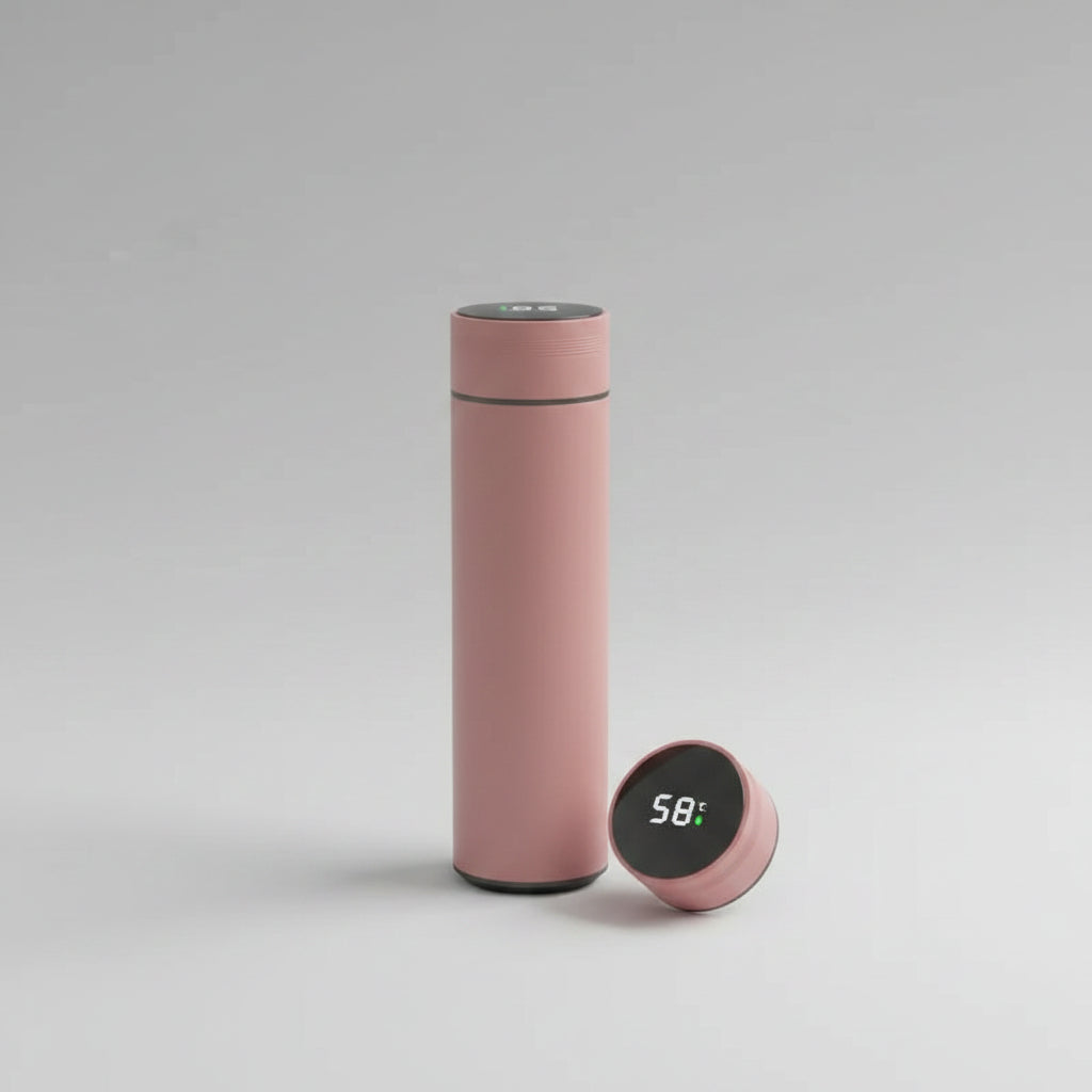 Termo 500 ml con Pantalla de Temperatura – Acero Inoxidable Médico 304