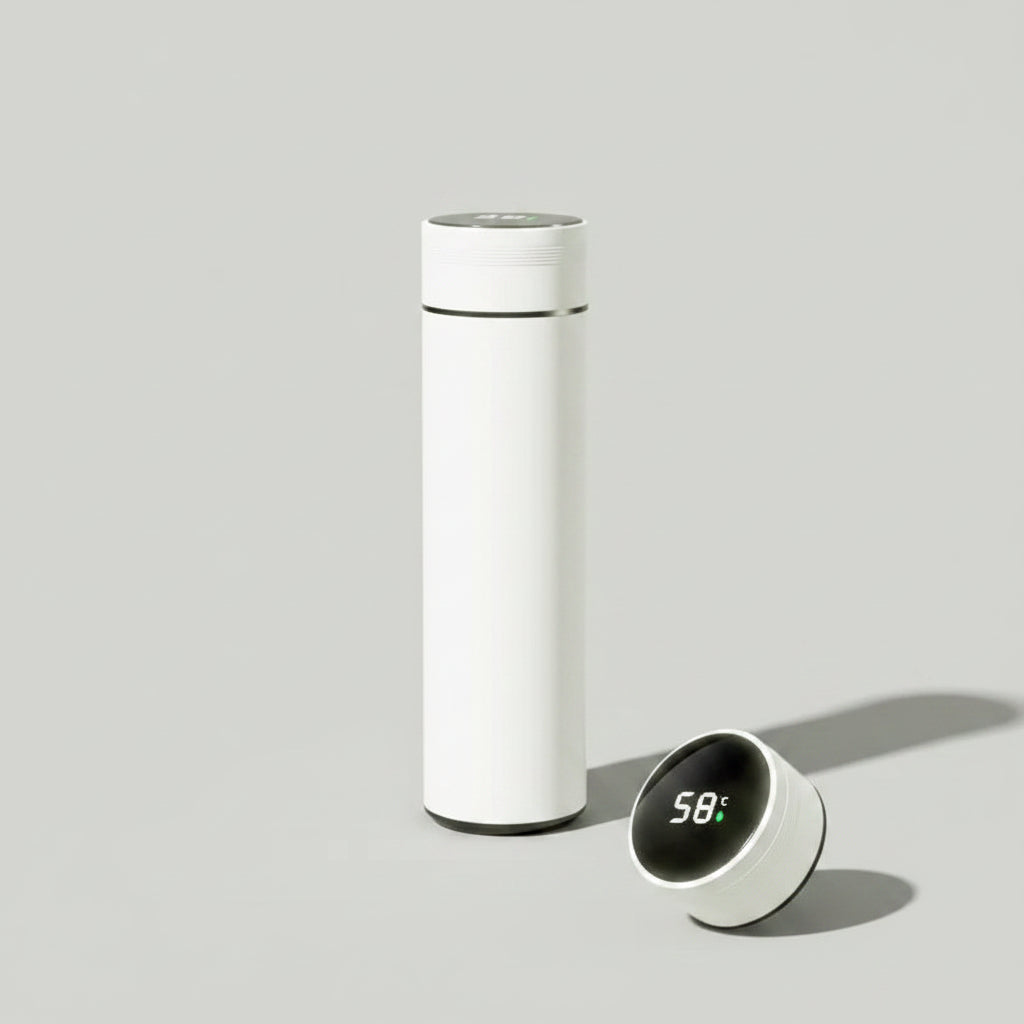 Termo 500 ml con Pantalla de Temperatura – Acero Inoxidable Médico 304