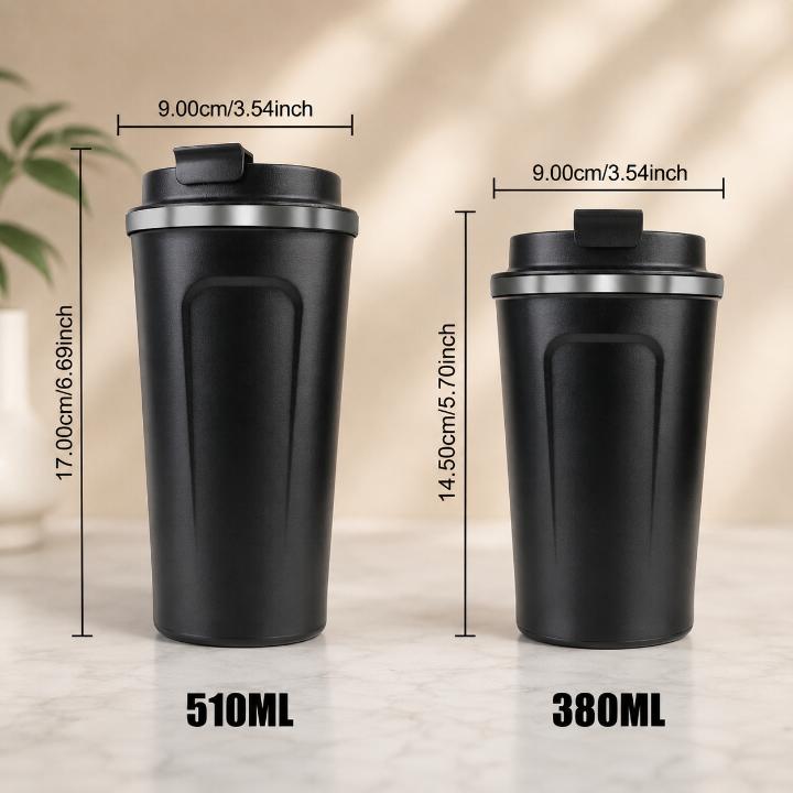 Termo Térmico con Tapa Hermética – 380 ml y 510 ml – Acero Inoxidable